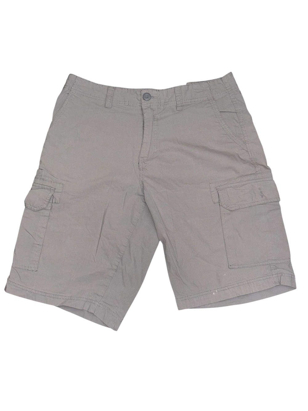 gray cargo shorts